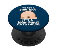 Non è un punto calvo, è un pannello solare per una macchina del sesso PopSockets PopGrip Adesivo