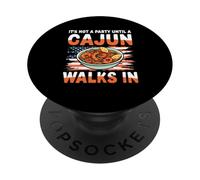 Non è una festa finché non entra un cajun PopSockets PopGrip Adesivo