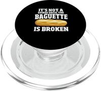 Non è una festa fino a quando la baguette non si spezza Divertente francese PopSockets PopGrip per MagSafe