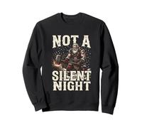 Non è Una Notte silenziosa - Babbo Natale Divertente e Duro Felpa