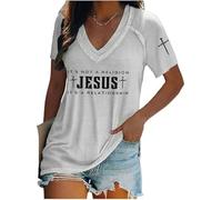 Non è Una Religione è Una Camicia Cristiana per la Camicia di relazione (XL Bianco)