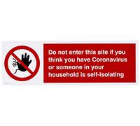 Non entrare in questo sito se pensi di avere Coronavirus o qualcuno nella tua famiglia è auto-isolato