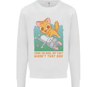 Non Era Così Male Maglione Divertente Per Bambini Con Flatulenza Di Gatto