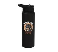 non ero io gatto Stainless Steel Insulated Water Bottle