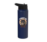 non ero io gatto Stainless Steel Insulated Water Bottle