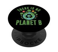 Non esiste un pianeta B Retro Riciclare il cambiamento climatico Giornata della Terra PopSockets PopGrip Adesivo