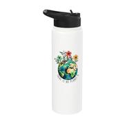 Non esiste un pianeta b terra Stainless Steel Insulated Water Bottle
