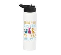 Non esiste una cosa come troppi gatti Stainless Steel Insulated Water Bottle