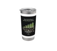 Non esiste una cosa come troppi germogli di microgreens Bicchiere termico in acciaio inox doppia parete