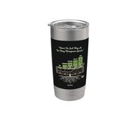 Non esiste una cosa come troppi germogli di microgreens Bicchiere termico in acciaio inox doppia parete