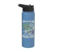 Non esiste una cosa come troppi germogli di microgreens Stainless Steel Insulated Water Bottle