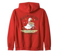 Non esiste una cosa come troppi libri Duck Felpa con Cappuccio