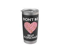Non essere auto Conchas Pan Dulce Messicano Latina Mujer Concha Bicchiere termico in acciaio inox doppia parete