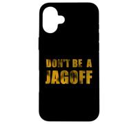 Non essere un carattere Jagoff Pittsburghese Distressed Custodia per iPhone 16 Plus