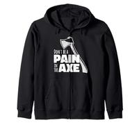 Non Essere Un Dolore NELL'ASCIA Lanciando Meme Felpa con Cappuccio