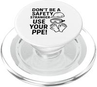 Non essere un estraneo alla sicurezza, usa i DPI | Consapevolezza della sicurezza PopSockets PopGrip per MagSafe