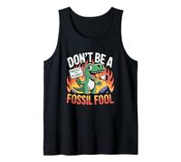 Non Essere Un Pazzo fossile Salva i Dinosauri della Terra e protesta Canotta