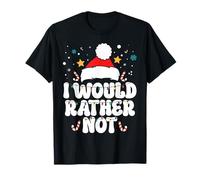 Non Faccio Abiti Natalizi abbinati Preferirei No Maglietta