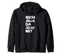 Non Faccio con i politici e con la Propria opinione Felpa con Cappuccio