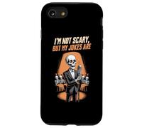 Non faccio paura, ma le mie battute sì! Battute di Halloween Custodia per iPhone SE (2020) / 7/8
