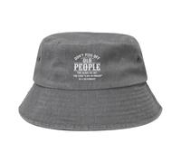Non Far Arrabbiare Gli Anziani Uomo Donne Cotone Secchio Cappelli Confortevole Bucket Hat Moda Cappelli di Benna per All'Aperto Pesca Viaggi