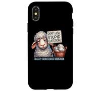 Non fare domande stupide strappare il buon senso Custodia per iPhone X/XS