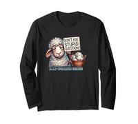 Non Fare Domande stupide strappare Il Buon Senso Maglia a Manica