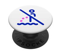 Non fare pipì non fare pipì qui PopSockets PopGrip Adesivo