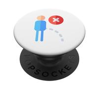 Non fare pipì non fare pipì qui PopSockets PopGrip Adesivo