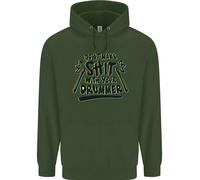 Non Fare Schifezze Con Tuo Figlio Batterista Felpa Per Bambini