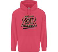 Non Fare Schifezze Con Tuo Figlio Batterista Felpa Per Bambini