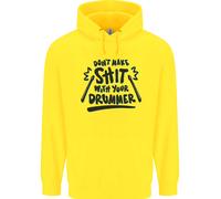 Non Fare Schifezze Con Tuo Figlio Batterista Felpa Per Bambini