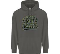 Non Fare Schifezze Con Tuo Figlio Batterista Felpa Per Bambini