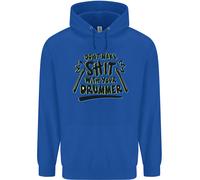 Non Fare Schifezze Con Tuo Figlio Batterista Felpa Per Bambini