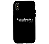 Non farmi girare questo cammello intorno a Mosè Custodia per iPhone X/XS