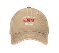 Non Farmi Ripetere La Storia Donna Uomini Cappelli da papà Cotone Cappello da Sole Regolabile Berretto da Baseball per Caccia Sport Che Corre