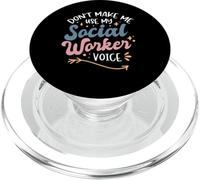 Non farmi usare il mio assistente sociale Voce Assistente sociale PopSockets PopGrip per MagSafe