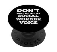 Non farmi usare il mio consulente vocale assistente sociale PopSockets PopGrip Adesivo