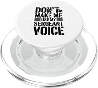 Non farmi usare il mio umorismo vocale sergente PopSockets PopGrip per MagSafe