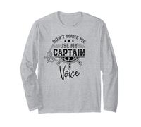 Non Farmi Usare Il Proprietario della Nave Skipper Capitano Voice Maglia a Manica