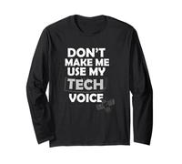 Non Farmi Usare la mia Theater Backstage Tech Crew Maglia a Manica