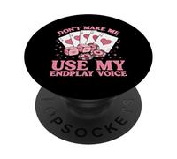 Non farmi usare la mia voce endplay PopSockets PopGrip Adesivo