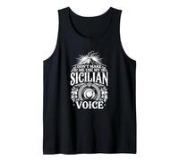Non Farmi Usare la mia Voce siciliana - Funny Sicily Pride Canotta