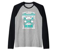 Non Fatemi Usare La Mia Voce da Manutentore Manutentore Maglia con Maniche Raglan