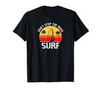 Non Fermare l'onda Surf Vintage Surf Spiaggia Sole Sole Maglietta
