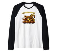Non ficcanaso, ironico, Animale della Fauna Selvatica di Coati Maglia con Maniche Raglan