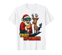 Non fidarti della cospirazione delle Renne di Babbo Natale Maglietta