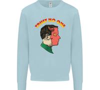 Non Fidarti Di Nessuno Felpa Per Bambini Con Diavolo Doppio Volto Satan