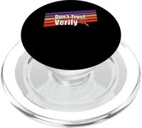 Non fidarti di verificare la verità a prova di libertà di auto custodia bitcoin PopSockets PopGrip per MagSafe