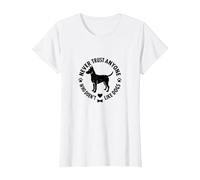 Non fidarti mai di Nessuno a Cui Non piacciono i Cani Pet Love Maglietta, Donna, Bianco, XL